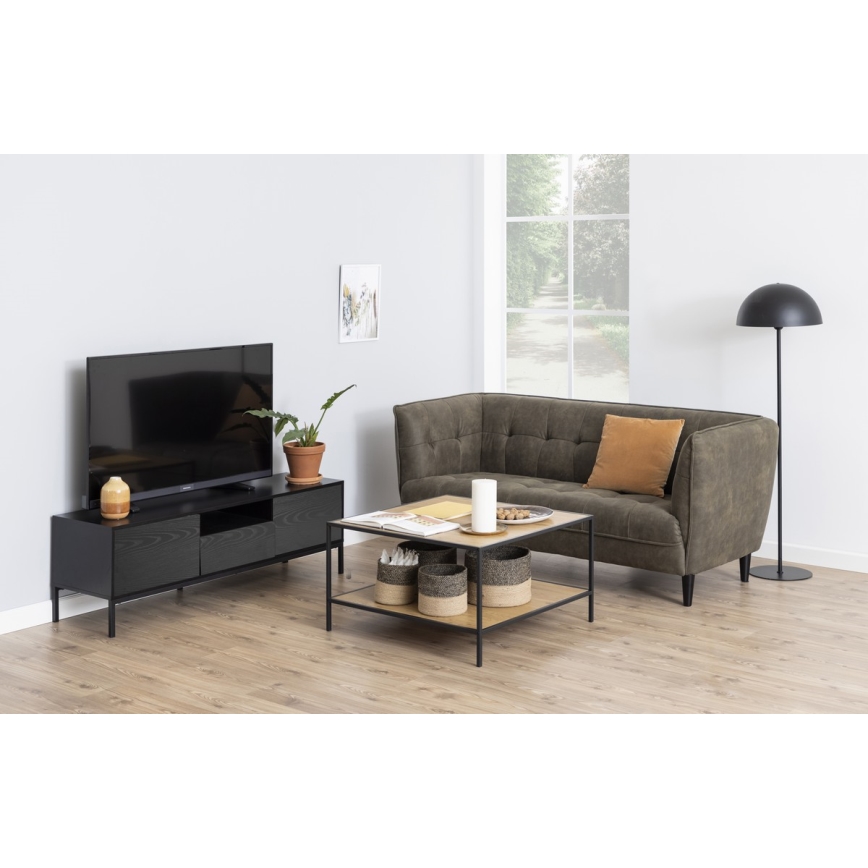 TV stolek SARON 140x40 cm černá