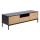 TV stolek SARON 140x40 cm dub/černá