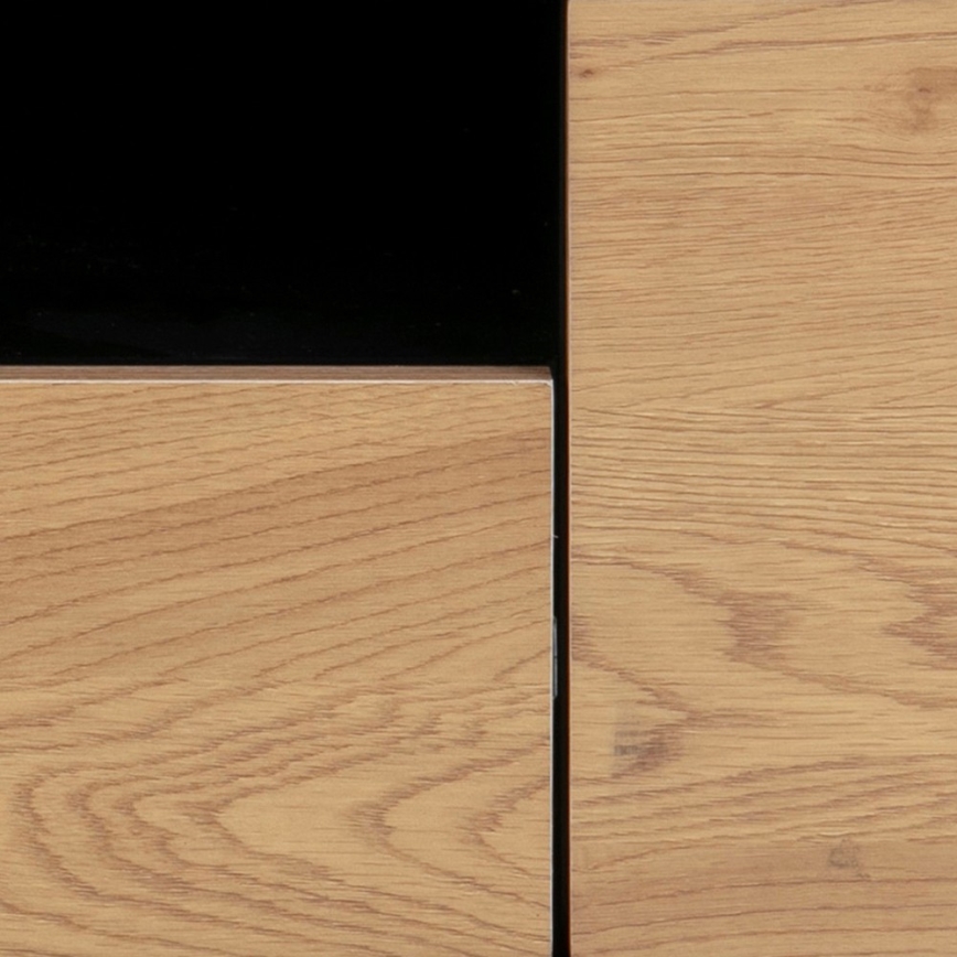 TV stolek SARON 140x40 cm dub/černá