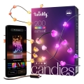 Twinkly - LED RGB Stmívatelný  řetěz CANDIES 200xLED 14 m USB Wi-Fi