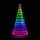 Twinkly - LED RGBW Stmívatelný venkovní vánoční stromek LIGHT TREE 1000xLED 6 m IP44 Wi-Fi