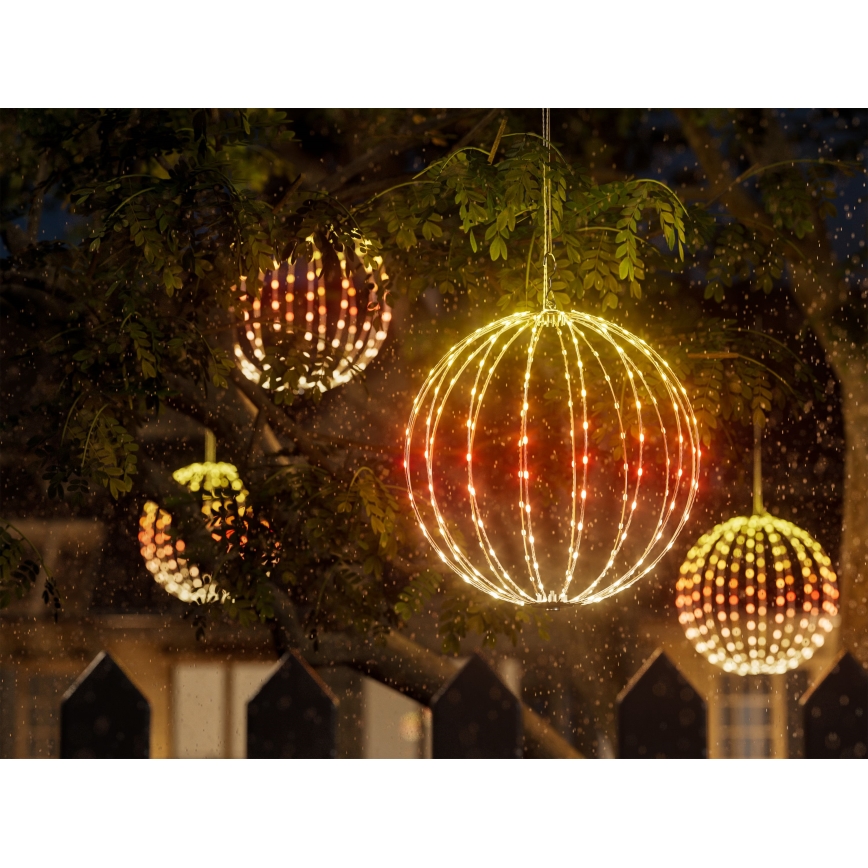 Twinkly - LED RGBW Stmívatelná venkovní dekorace SPHERE 210xLED IP44 Wi-Fi