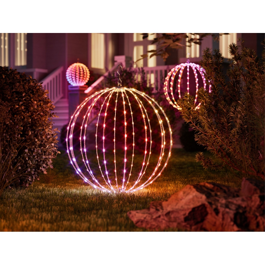 Twinkly - LED RGBW Stmívatelná venkovní dekorace SPHERE 210xLED IP44 Wi-Fi