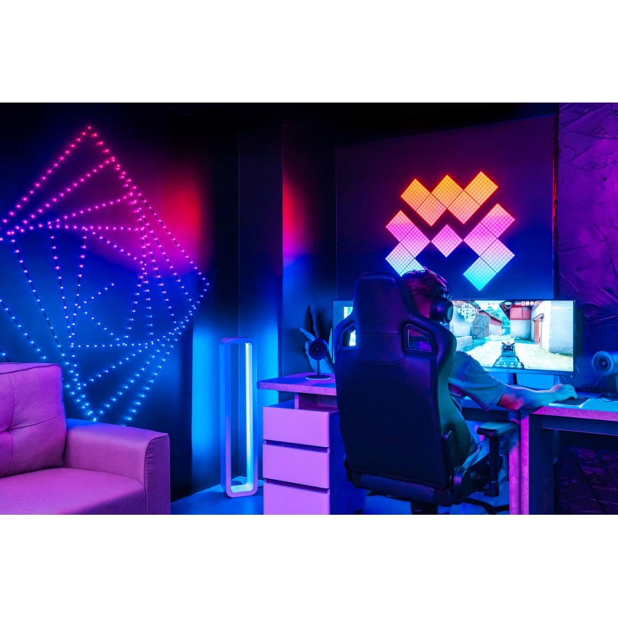 Twinkly - LED RGB Stmívatelný vánoční řetěz DOTS 60xLED 7 m USB Wi-Fi
