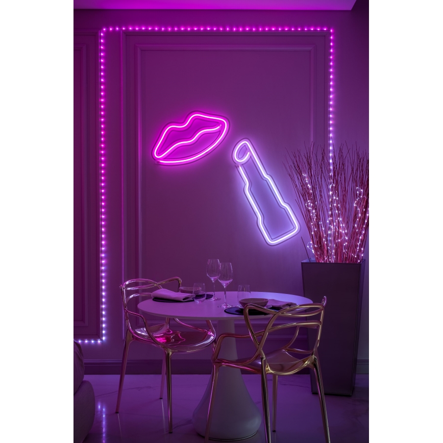 Twinkly - LED RGB Stmívatelný vánoční řetěz DOTS 60xLED 7 m USB Wi-Fi
