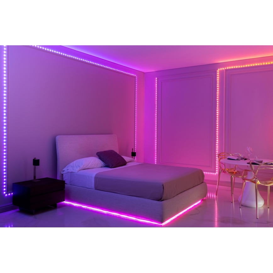 Twinkly - LED RGB Stmívatelný vánoční řetěz DOTS 60xLED 7 m USB Wi-Fi