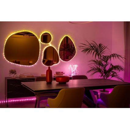 Twinkly - LED RGB Venkovní stmívatelný pásek DOTS 200xLED 10 m IP44 WiFi