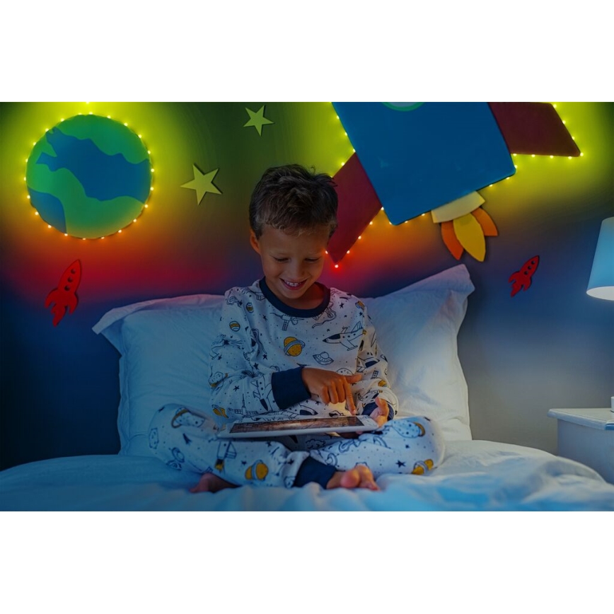 Twinkly - LED RGB Venkovní stmívatelný pásek DOTS 400xLED 20 m IP44 Wi-Fi
