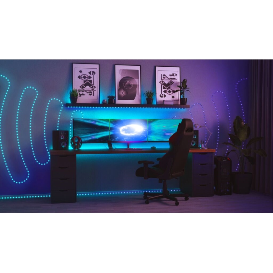 Twinkly - LED RGB Venkovní stmívatelný pásek DOTS 400xLED 20 m IP44 Wi-Fi