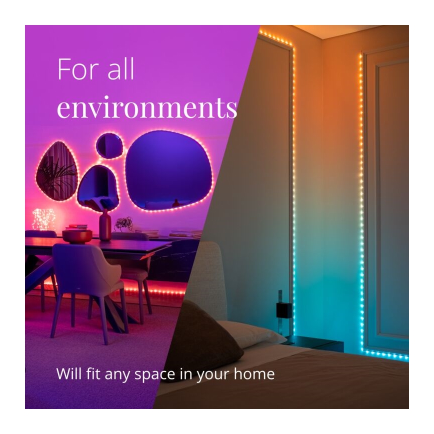 Twinkly - LED RGB Venkovní stmívatelný pásek DOTS 400xLED 20 m IP44 Wi-Fi