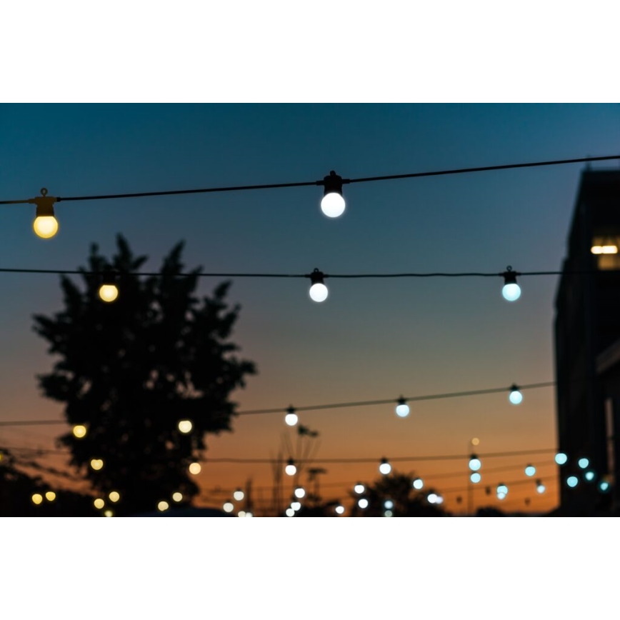 Twinkly - LED Stmívatelný venkovní dekorační řetěz FESTOON 40xLED 24m IP44 Wi-Fi