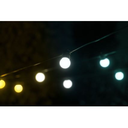 Twinkly - LED Stmívatelný venkovní dekorační řetěz FESTOON 40xLED 24m IP44 Wi-Fi