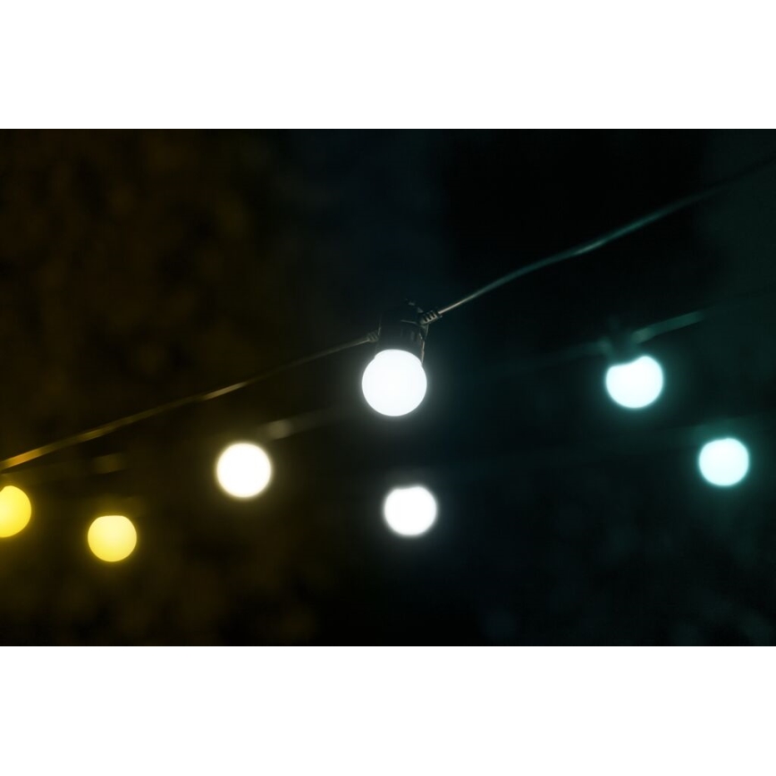 Twinkly - LED Stmívatelný venkovní dekorační řetěz FESTOON 40xLED 24m IP44 Wi-Fi