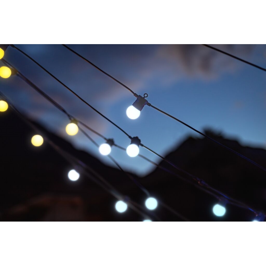 Twinkly - LED Stmívatelný venkovní dekorační řetěz FESTOON 40xLED 24m IP44 Wi-Fi
