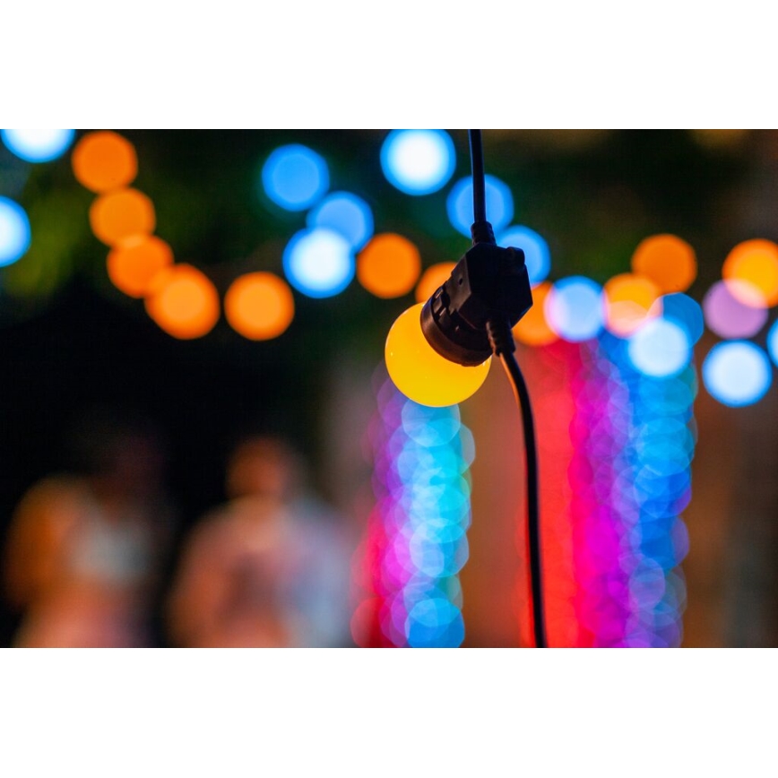 Twinkly - LED RGB Stmívatelný venkovní dekorační řetěz FESTOON 40xLED 24m IP44 Wi-Fi