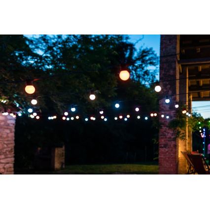 Twinkly - LED RGB Stmívatelný venkovní dekorační řetěz FESTOON 40xLED 24m IP44 Wi-Fi