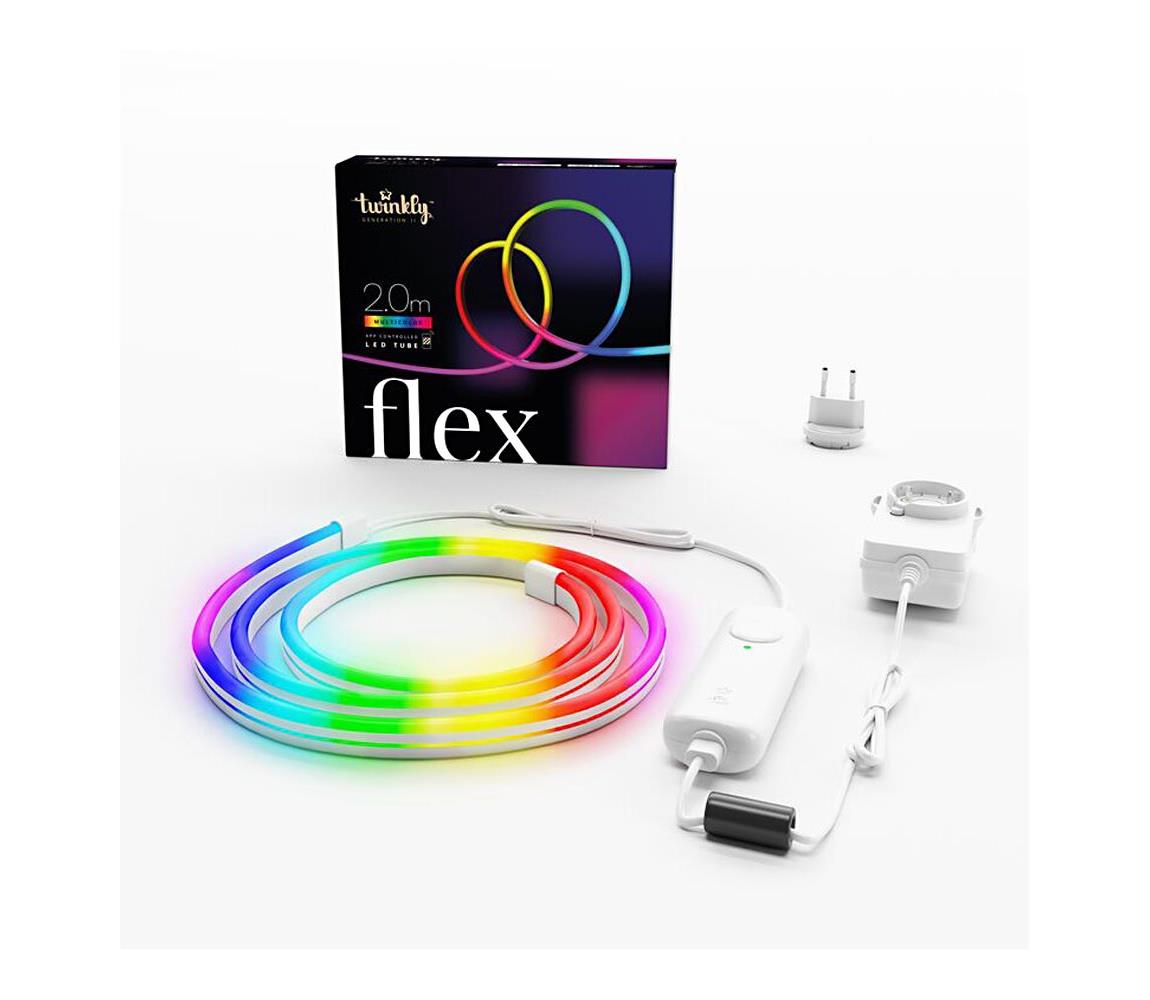 Twinkly Twinkly TWFL200STW-WEU - LED RGB Stmívatelný pásek FLEX 200xLED 2 m Wi-Fi TW0031