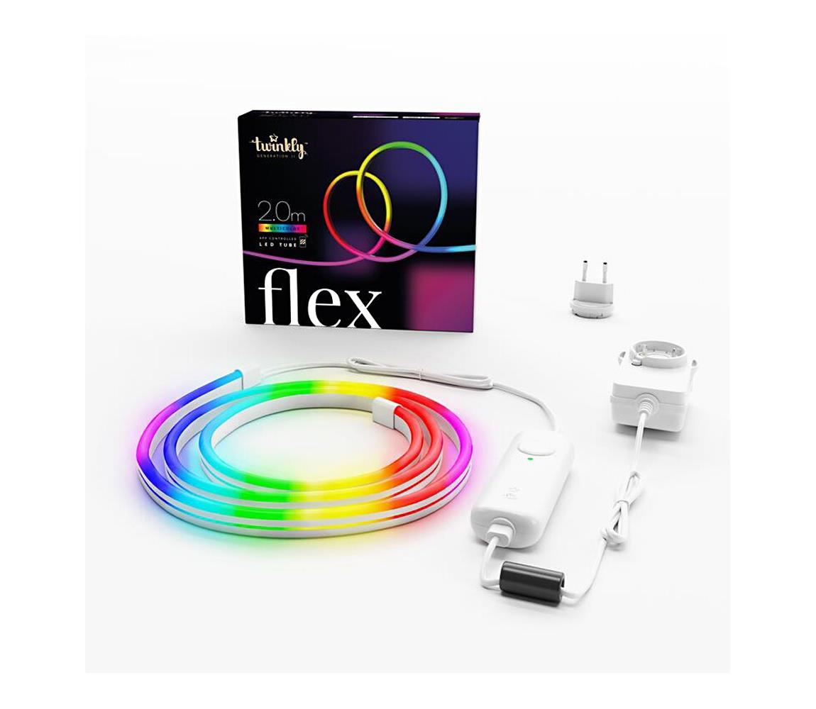 Twinkly Twinkly TWFL200STW-WEU - LED RGB Stmívatelný pásek FLEX 200xLED 5m Wi-Fi TW0031