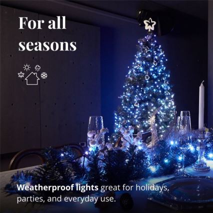 Twinkly - LED RGBW Stmívatelná vánoční dekorace PRE-LIT GARLAND 50xLED 3,15 m Wi-Fi