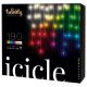 Twinkly - LED RGB Stmívatelný venkovní vánoční závěs ICICLE 190xLED 11,5m IP44 Wi-Fi