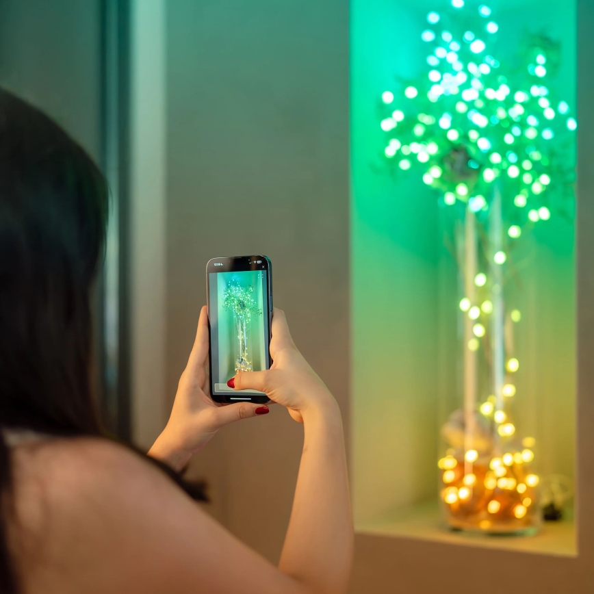 Twinkly - LED RGB Stmívatelný  řetěz 100xLED 8 m USB Wi-Fi