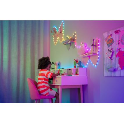 Twinkly - LED RGB Stmívatelný  řetěz 100xLED 8 m USB Wi-Fi