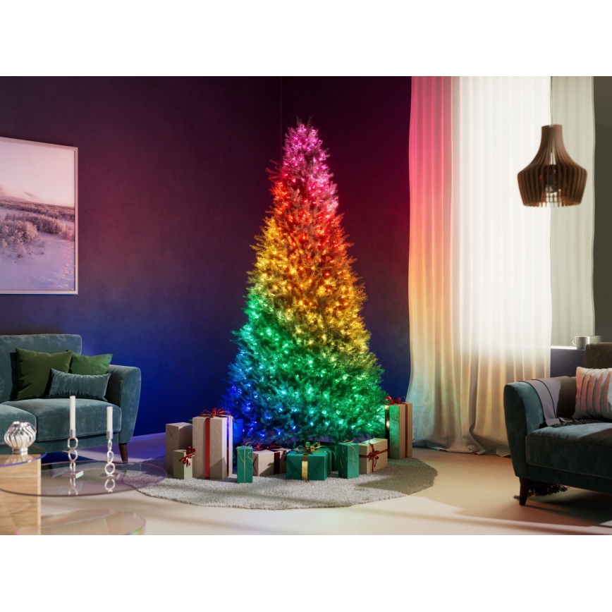 Twinkly - LED RGB Stmívatelný  řetěz CANDIES 200xLED 14 m USB Wi-Fi