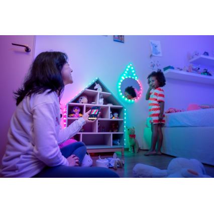 Twinkly - LED RGB Stmívatelný  řetěz CANDIES 200xLED 14 m USB Wi-Fi