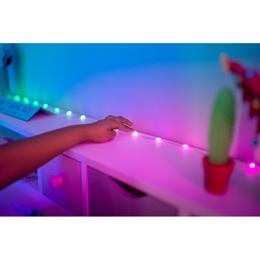 Twinkly - LED RGB Stmívatelný  řetěz CANDIES 200xLED 14 m USB Wi-Fi