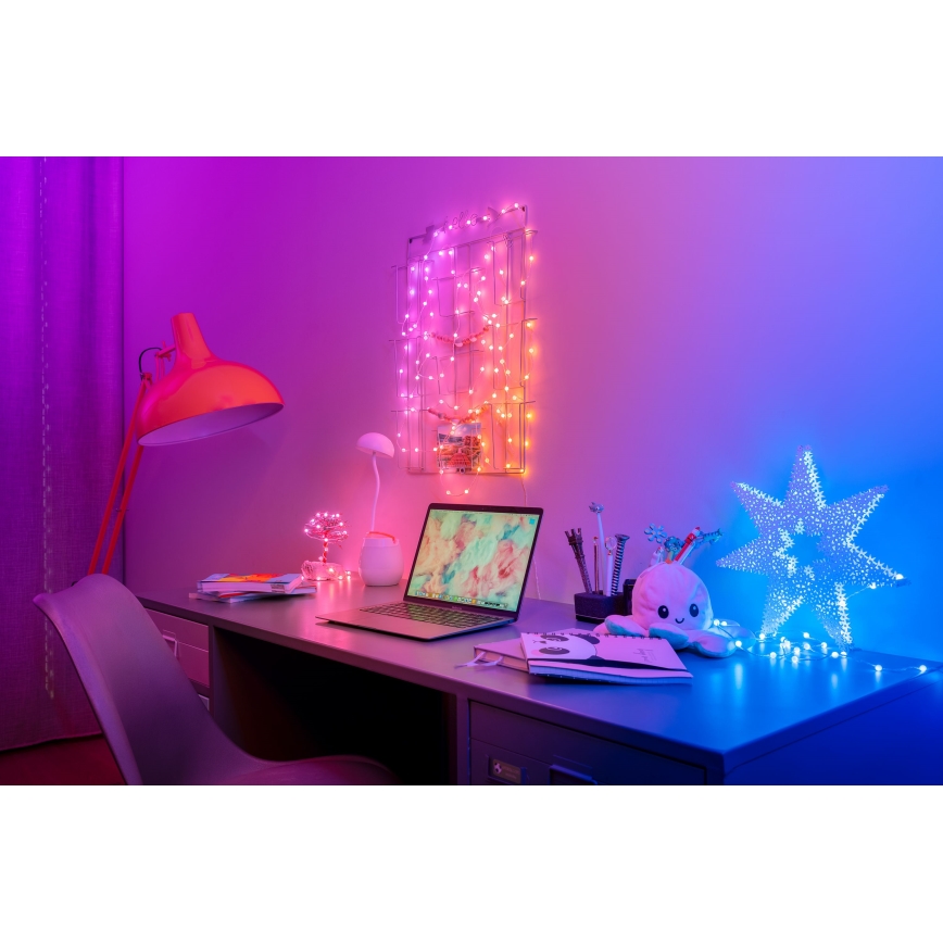Twinkly - LED RGB Stmívatelný  řetěz CANDIES 100xLED 8 m USB Wi-Fi