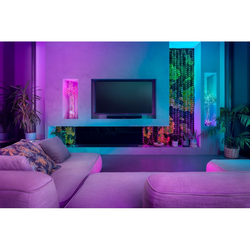 Twinkly - LED RGB Stmívatelný vánoční řetěz CANDIES 100xLED 8 m USB Wi-Fi