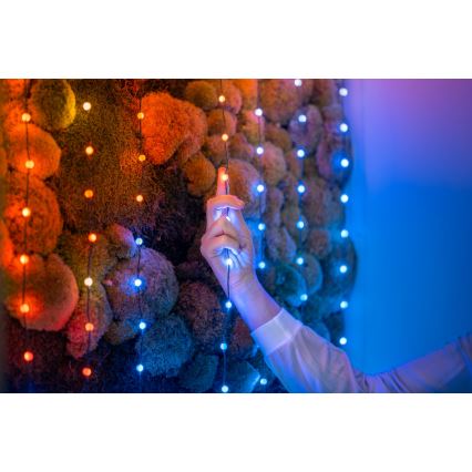 Twinkly - LED RGB Stmívatelný vánoční řetěz CANDIES 100xLED 8 m USB Wi-Fi