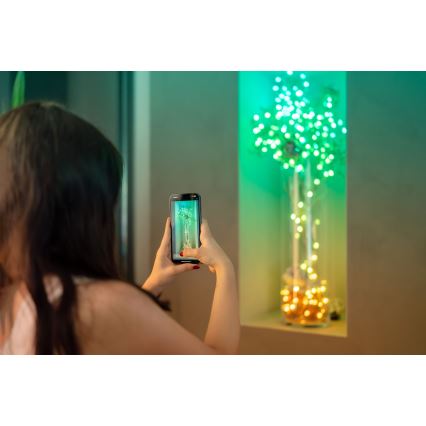 Twinkly - LED RGB Stmívatelný vánoční řetěz CANDIES 100xLED 8 m USB Wi-Fi