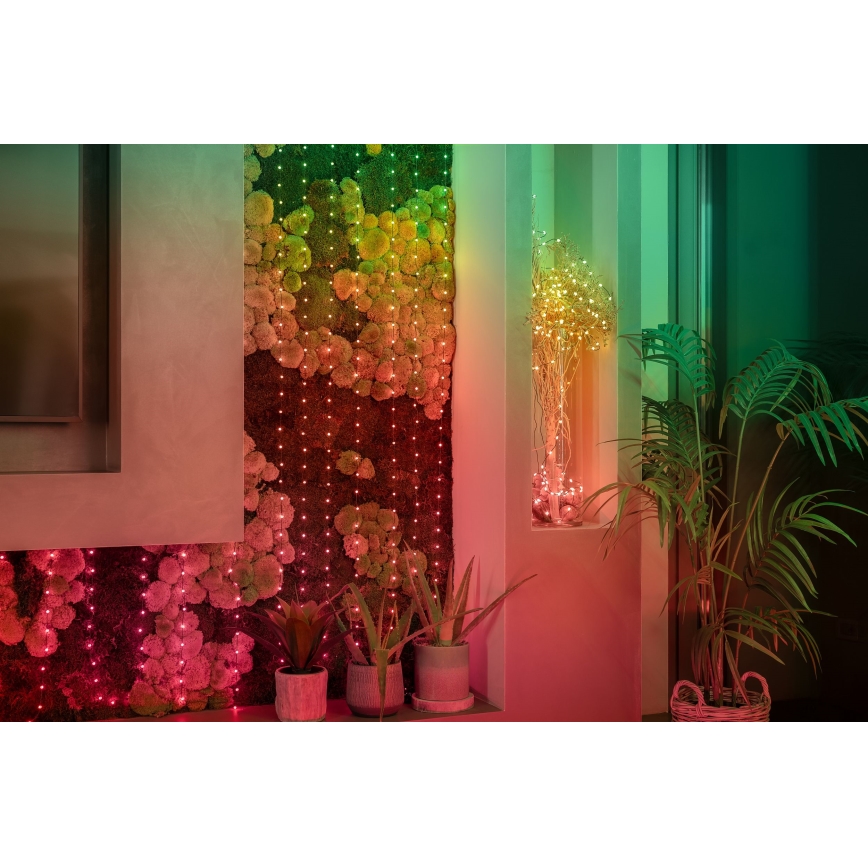 Twinkly - LED RGB Stmívatelný vánoční řetěz CANDIES 100xLED 8 m USB Wi-Fi