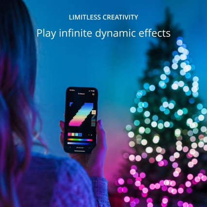 Twinkly - LED RGB Stmívatelný vánoční řetěz CANDIES 100xLED 8 m USB Wi-Fi