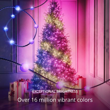 Twinkly - LED RGB Stmívatelný vánoční řetěz CANDIES 100xLED 8 m USB Wi-Fi