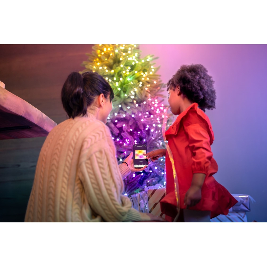 Twinkly - LED RGB Stmívatelný  řetěz CANDIES 100xLED 8 m USB Wi-Fi