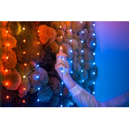 Twinkly - LED RGB Stmívatelný  řetěz CANDIES 200xLED 14 m USB Wi-Fi