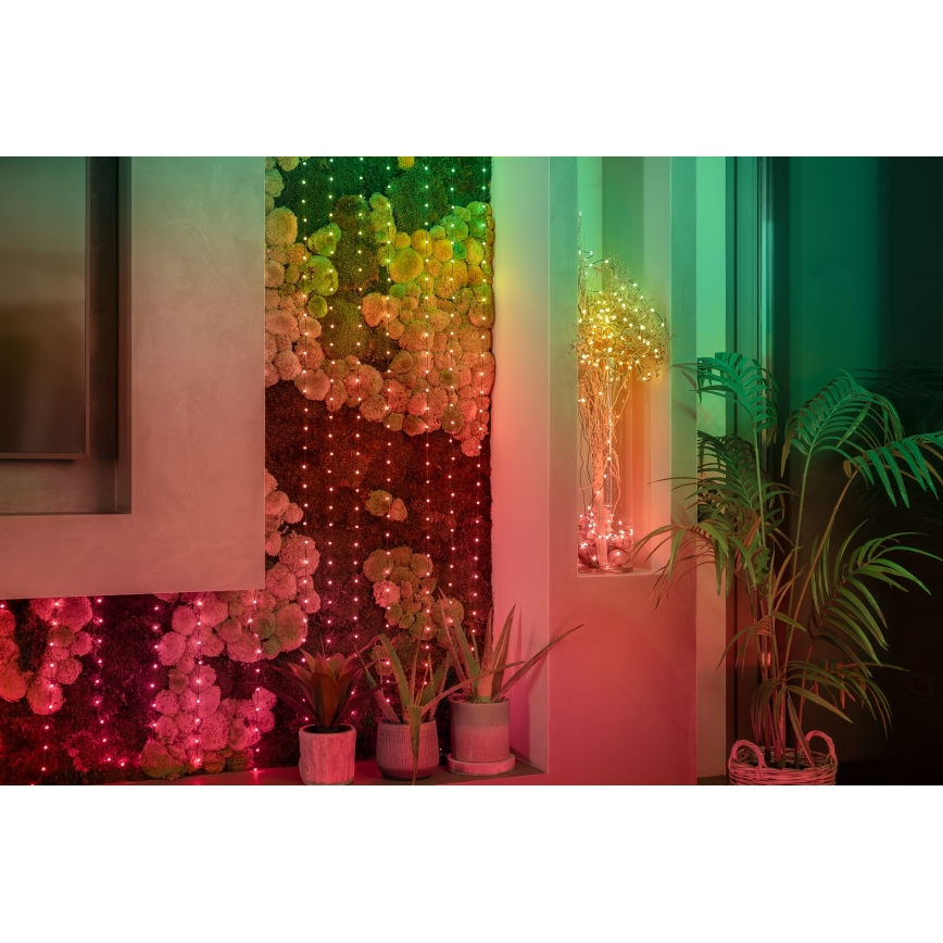 Twinkly - LED RGB Stmívatelný  řetěz CANDIES 200xLED 14 m USB Wi-Fi