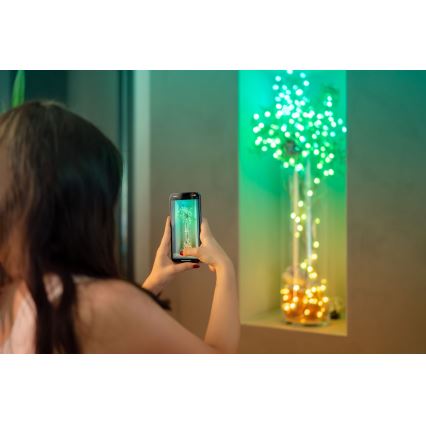 Twinkly - LED RGB Stmívatelný vánoční řetěz CANDIES 200xLED 14 m USB Wi-Fi