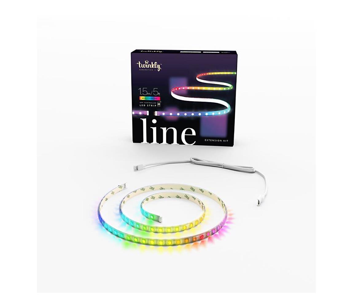 Twinkly Twinkly TWL100ADP-W - LED RGB Prodlužovací pásek LINE 100xLED 1,5m Wi-Fi TW0030
