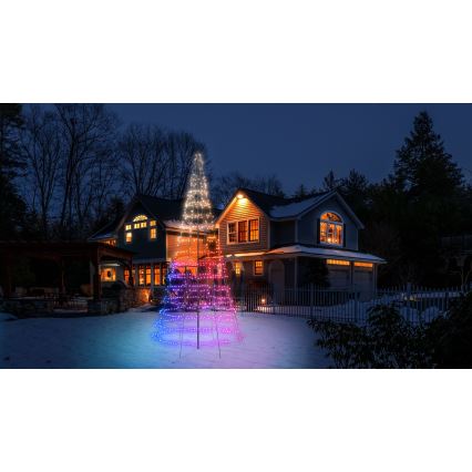 Twinkly - LED RGBW Stmívatelný venkovní vánoční stromek LIGHT TREE 1000xLED 6 m IP44 Wi-Fi