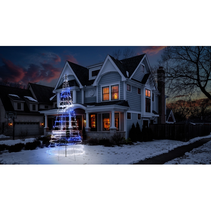 Twinkly - LED RGBW Stmívatelný venkovní vánoční stromek LIGHT TREE 1000xLED 6 m IP44 Wi-Fi