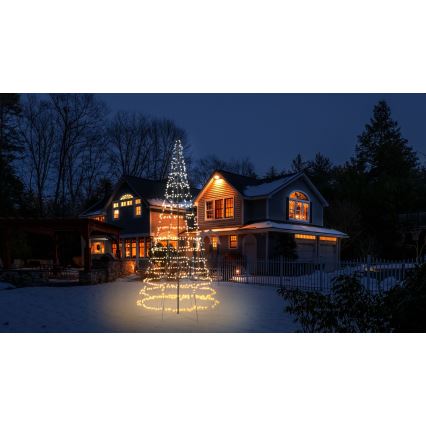 Twinkly - LED RGBW Stmívatelný venkovní vánoční stromek LIGHT TREE 1000xLED 6 m IP44 Wi-Fi