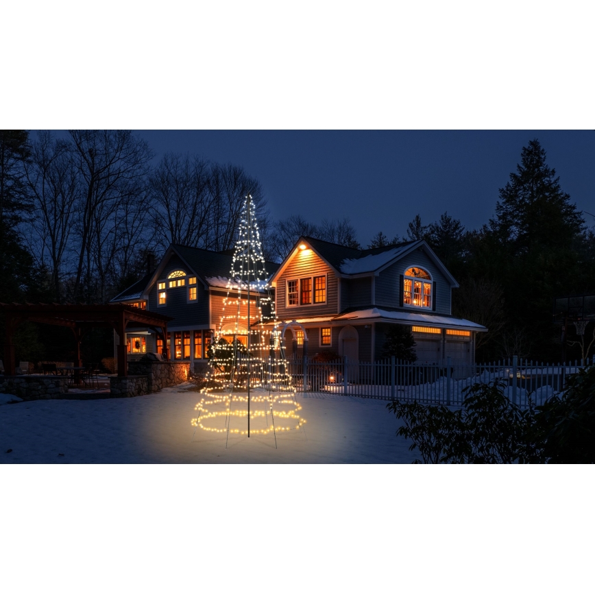 Twinkly - LED RGBW Stmívatelný venkovní vánoční stromek LIGHT TREE 1000xLED 6 m IP44 Wi-Fi