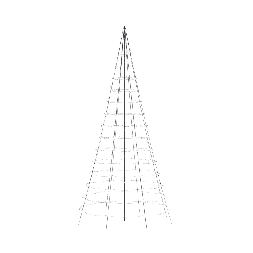 Twinkly - LED RGBW Stmívatelný venkovní vánoční stromek LIGHT TREE 1000xLED 6 m IP44 Wi-Fi