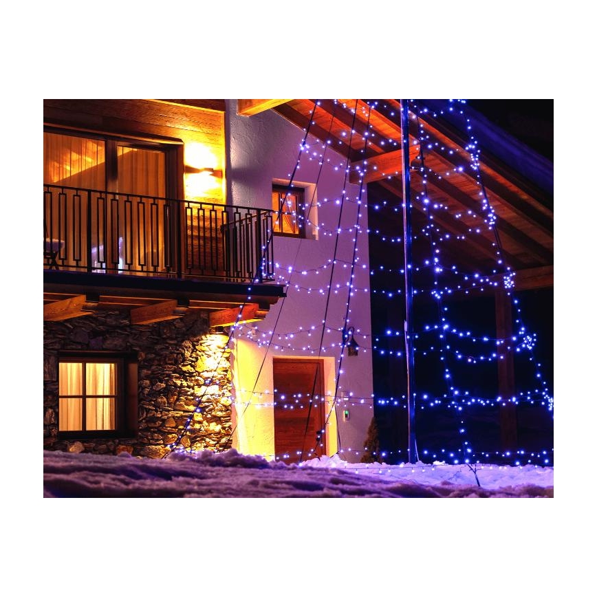 Twinkly - LED RGBW Stmívatelný venkovní vánoční stromeček LIGHT TREE 750xLED 4m IP44 Wi-Fi