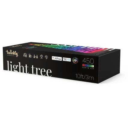 Twinkly - LED RGBW Stmívatelný venkovní vánoční stromeček LIGHT TREE 750xLED 4m IP44 Wi-Fi