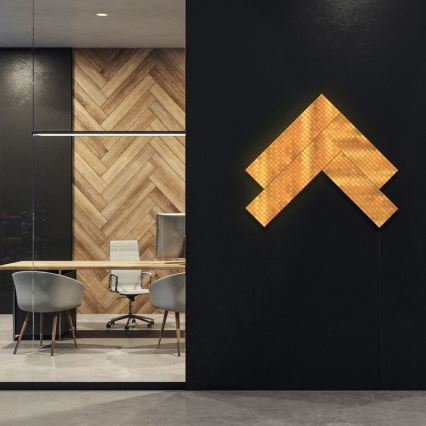 Twinkly - LED RGB Stmívatelný panel SQUARES 64xLED 16x16 cm Wi-Fi