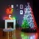 Twinkly - LED RGB Stmívatelný vánoční věnec PRE-LIT WREATH 50xLED pr. 61cm Wi-Fi
